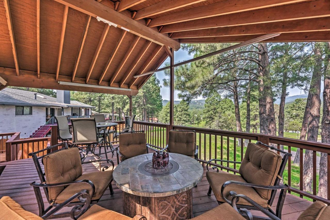 Cozy Ruidoso Cabin With Private Hot Tub And Large Deck Экстерьер фото